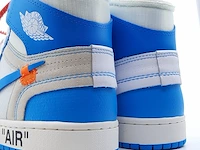 Paar sneakers, maat 40 1/2 nike, air jordan 1 x off white aq0818-148 - afbeelding 26 van  26