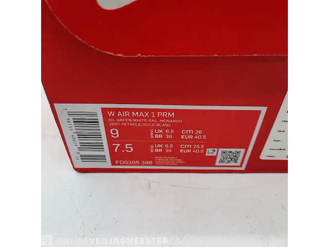 Paar sneakers, maat 40 1/2 nike, air max fd0395-386 - afbeelding 2 van  10