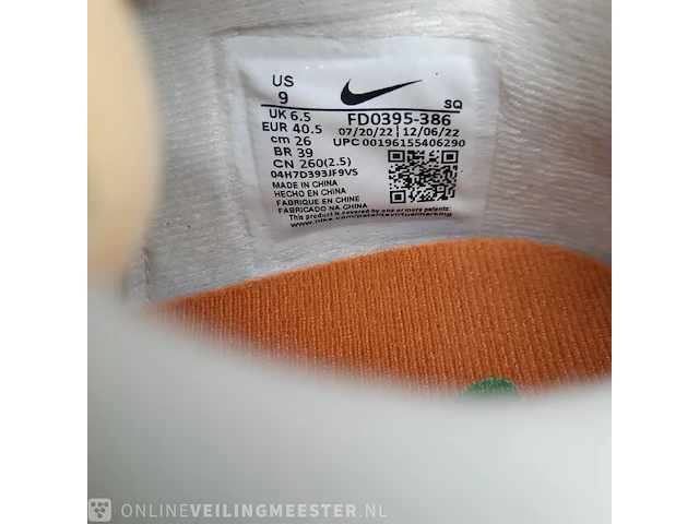 Paar sneakers, maat 40 1/2 nike, air max fd0395-386 - afbeelding 8 van  10