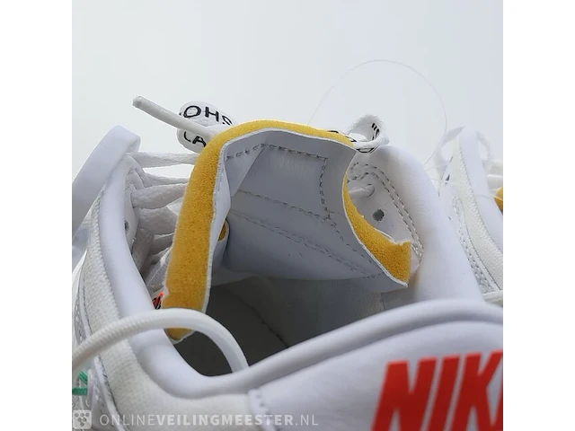 Paar sneakers, maat 40 1/2 nike, dunk low x off white dm1602-127 - afbeelding 3 van  28