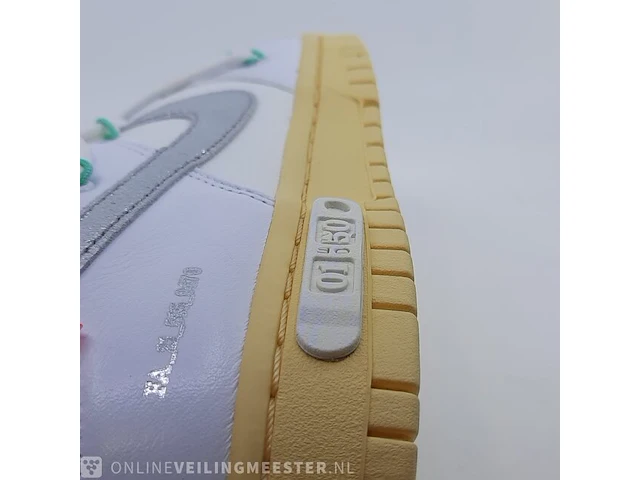 Paar sneakers, maat 40 1/2 nike, dunk low x off white dm1602-127 - afbeelding 6 van  28