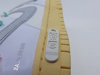 Paar sneakers, maat 40 1/2 nike, dunk low x off white dm1602-127 - afbeelding 6 van  28