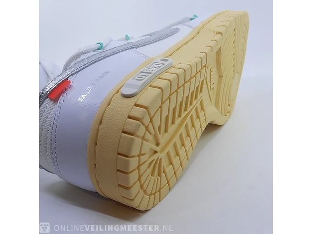 Paar sneakers, maat 40 1/2 nike, dunk low x off white dm1602-127 - afbeelding 7 van  28