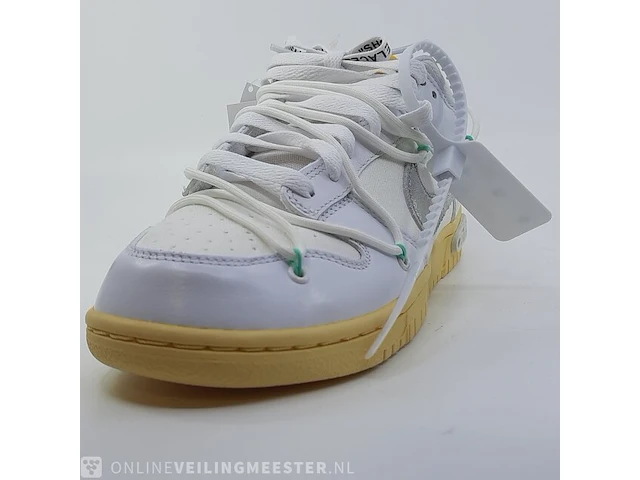 Paar sneakers, maat 40 1/2 nike, dunk low x off white dm1602-127 - afbeelding 8 van  28