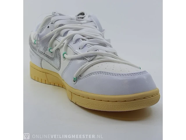 Paar sneakers, maat 40 1/2 nike, dunk low x off white dm1602-127 - afbeelding 9 van  28