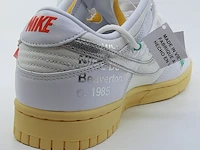 Paar sneakers, maat 40 1/2 nike, dunk low x off white dm1602-127 - afbeelding 10 van  28