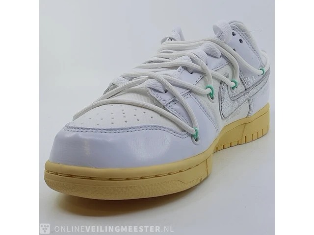 Paar sneakers, maat 40 1/2 nike, dunk low x off white dm1602-127 - afbeelding 14 van  28