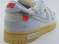 Paar sneakers, maat 40 1/2 nike, dunk low x off white dm1602-127 - afbeelding 16 van  28