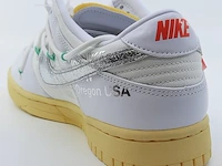 Paar sneakers, maat 40 1/2 nike, dunk low x off white dm1602-127 - afbeelding 17 van  28