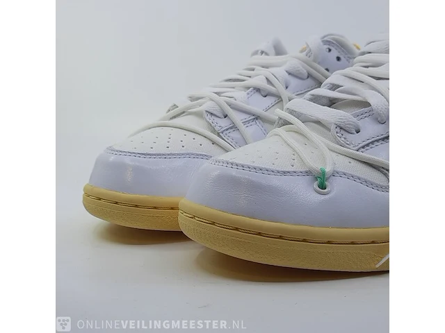 Paar sneakers, maat 40 1/2 nike, dunk low x off white dm1602-127 - afbeelding 22 van  28