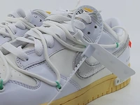 Paar sneakers, maat 40 1/2 nike, dunk low x off white dm1602-127 - afbeelding 23 van  28