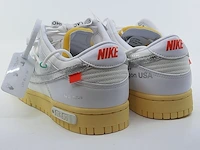 Paar sneakers, maat 40 1/2 nike, dunk low x off white dm1602-127 - afbeelding 26 van  28