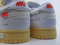 Paar sneakers, maat 40 1/2 nike, dunk low x off white dm1602-127 - afbeelding 28 van  28