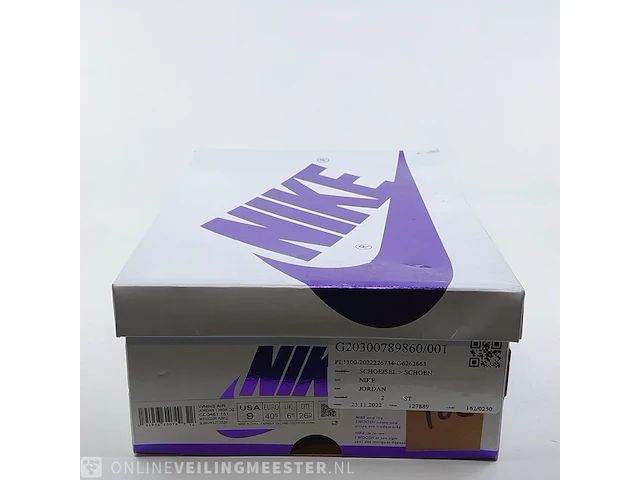 Paar sneakers, maat 40 1/2 nike, womans air jordan 1 high og - cd0461-151 - afbeelding 3 van  11