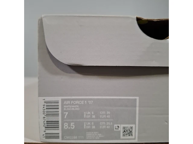 Paar sneakers, maat 40, nike, air force 1 cw2288-111 - afbeelding 6 van  6