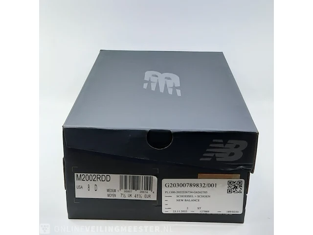 Paar sneakers, maat 41 1/2 new balance, 2002r/m2002rdd - afbeelding 2 van  10