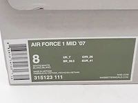 Paar sneakers, maat 41 nike, air force 1 mid '07 - afbeelding 10 van  10