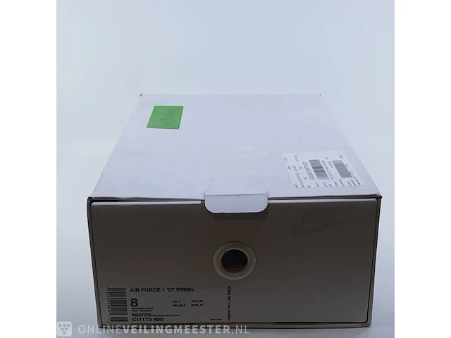 Paar sneakers, maat 41 nike, air force one virgil '07 - ci1173-400 - afbeelding 19 van  26