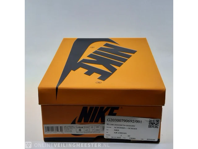 Paar sneakers, maat 41 nike, air jordan 1 retro high og - 555088-711 - afbeelding 3 van  11