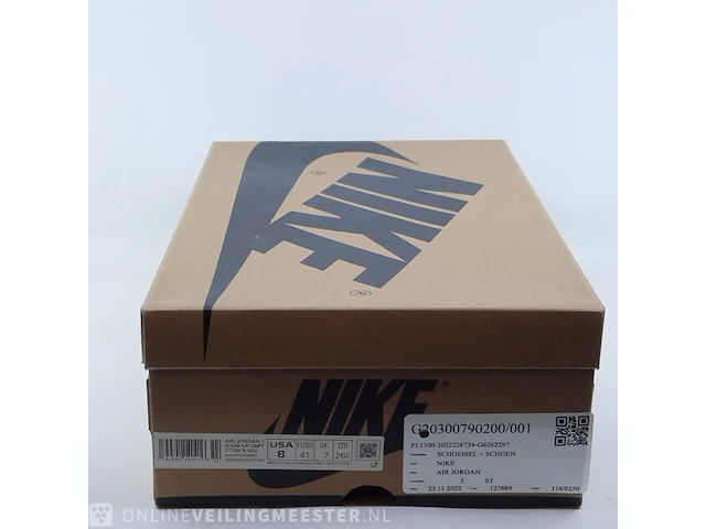 Paar sneakers, maat 41 nike, air jordan 1 zoom air ct0978-002 - afbeelding 2 van  10