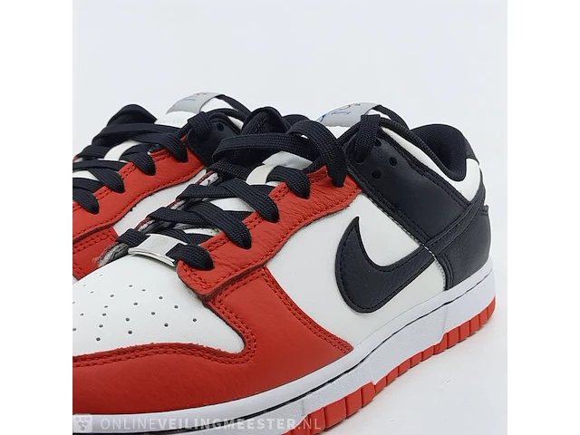 Paar sneakers, maat 41 nike, dunk low retro emb - dd363-100 - afbeelding 5 van  11
