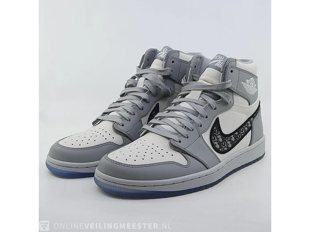 Paar sneakers, maat 41 nike, jordan 1 retro high dior cn8607-002 - afbeelding 11 van  28