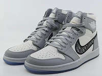 Paar sneakers, maat 41 nike, jordan 1 retro high dior cn8607-002
