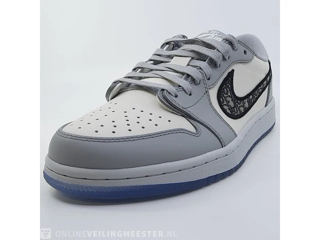 Paar sneakers, maat 41 nike, jordan 1 retro low dior cn8608-002 - afbeelding 10 van  31