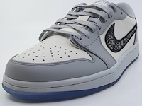 Paar sneakers, maat 41 nike, jordan 1 retro low dior cn8608-002 - afbeelding 10 van  31