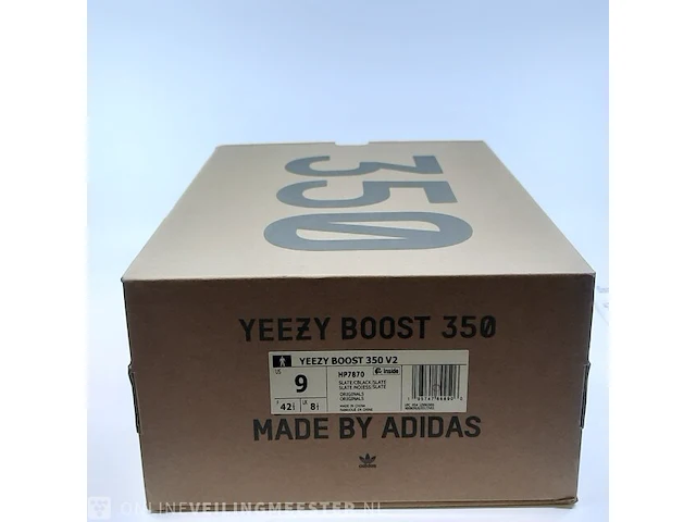 Paar sneakers, maat 42 2/3 adidas, yeezy boost 350 v2 hp7870 - afbeelding 2 van  10