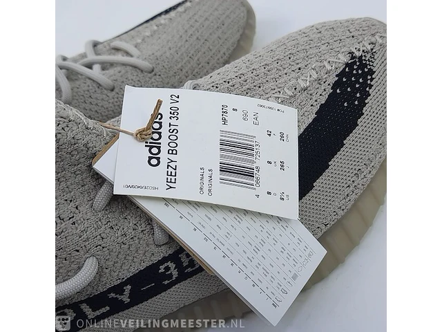 Paar sneakers, maat 42 adidas, yeezy boost 350 v2 hp7870 - afbeelding 7 van  9