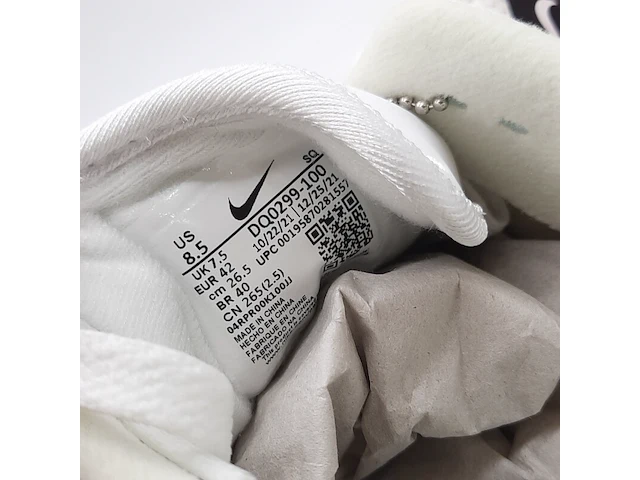 Paar sneakers, maat 42, nike, air max one dq0299-100 - afbeelding 10 van  11