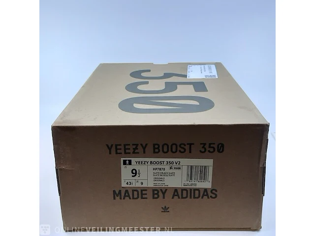 Paar sneakers, maat 43 1/3 adidas, yeezy boost 350 v2 - afbeelding 2 van  10