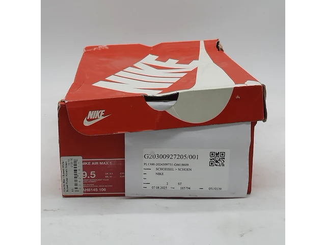 Paar sneakers, maat 43, nike, air max 1 ah8145-106 - afbeelding 4 van  12