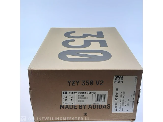 Paar sneakers, maat 44 adidas, yeezy boost 350 v2 hq2060 - afbeelding 2 van  10