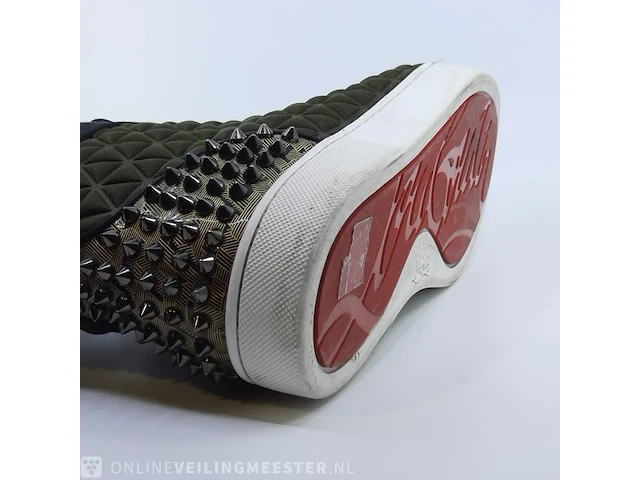 Paar sneakers, maat 44 christian louboutin, high top sneaker - afbeelding 2 van  10
