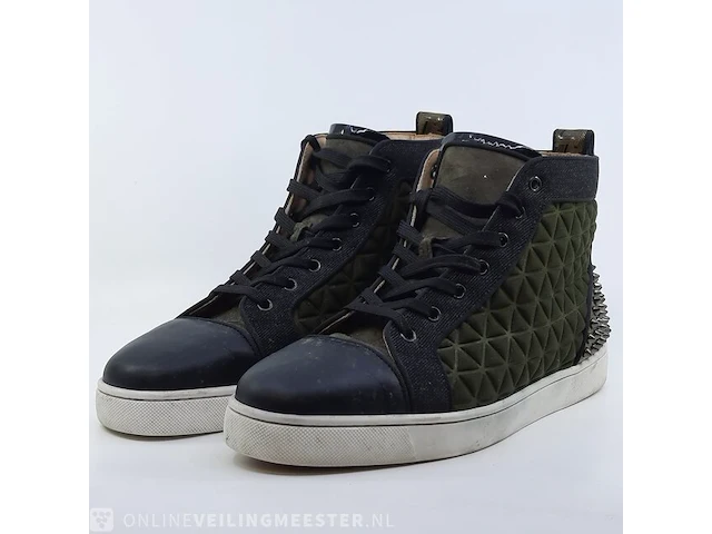 Paar sneakers, maat 44 christian louboutin, high top sneaker - afbeelding 1 van  10