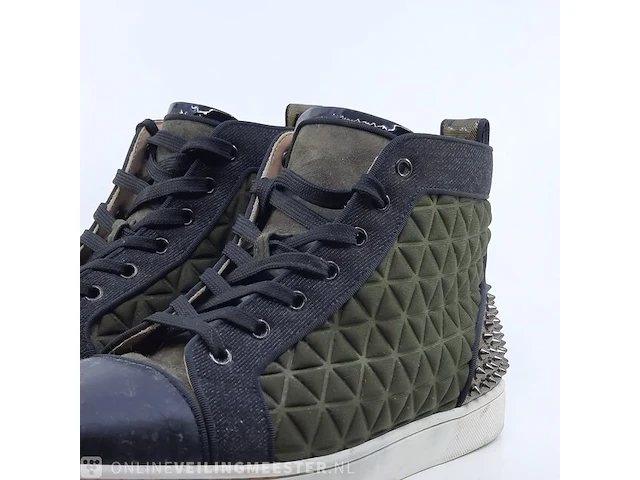 Paar sneakers, maat 44 christian louboutin, high top sneaker - afbeelding 4 van  10
