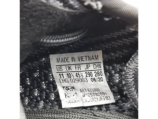 Paar sneakers, maat 45 1/3 adidas, yeezy boost fz5000 - afbeelding 6 van  8