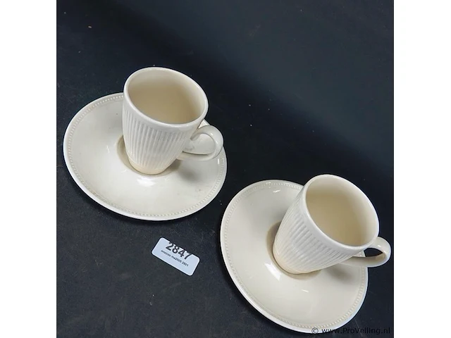 Paar wedgwood kop en schotels - afbeelding 3 van  5