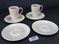 Paar wedgwood kop en schotels - afbeelding 1 van  5