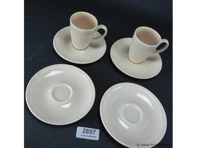 Paar wedgwood kop en schotels - afbeelding 3 van  5
