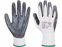 Paar werkhandschoenen - maat 8 - wit (432x) - afbeelding 1 van  1