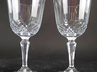 Paar zware kristallen glazen - afbeelding 3 van  5
