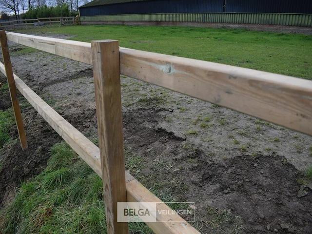 Paarden hekwerk 360 lopende meter 2 regels - afbeelding 2 van  2