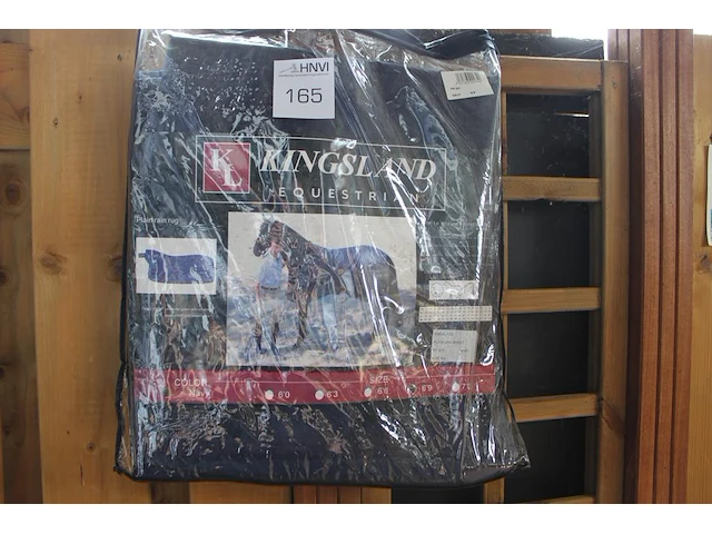 Paarden regensheet kingsland equestrian, 206 cm. - afbeelding 1 van  2