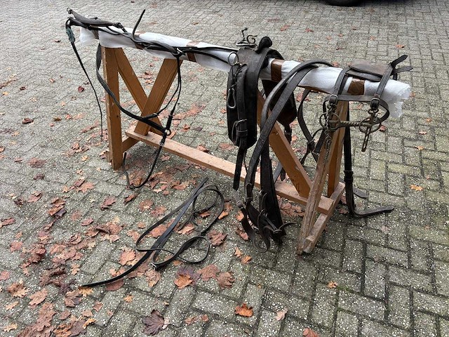Paarden tuig + 2 dekens - afbeelding 1 van  7