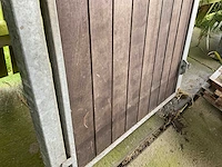 Paardenbox deur poort - afbeelding 5 van  7