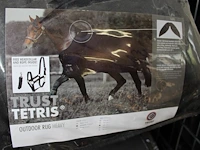 Paardendeken trust outdoor heavy antraciet 145. - afbeelding 2 van  2