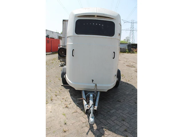 Paardentrailer westfalia 120882f met kenteken 60-wr-39. bouwjaar 1987. - afbeelding 2 van  4